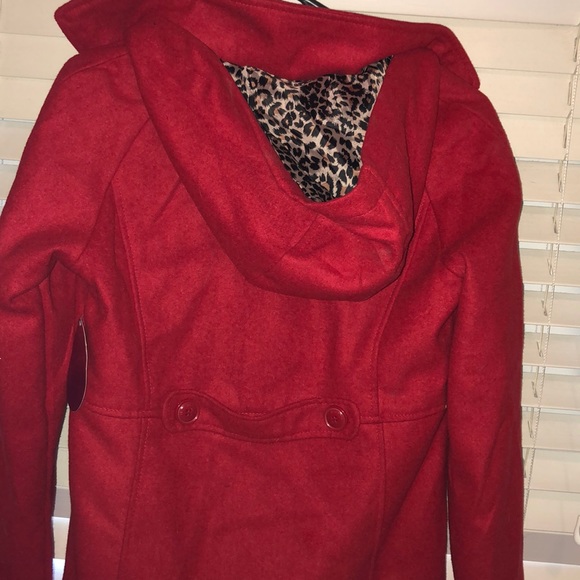 Red velvet Chic coat - Picture 6 of 6